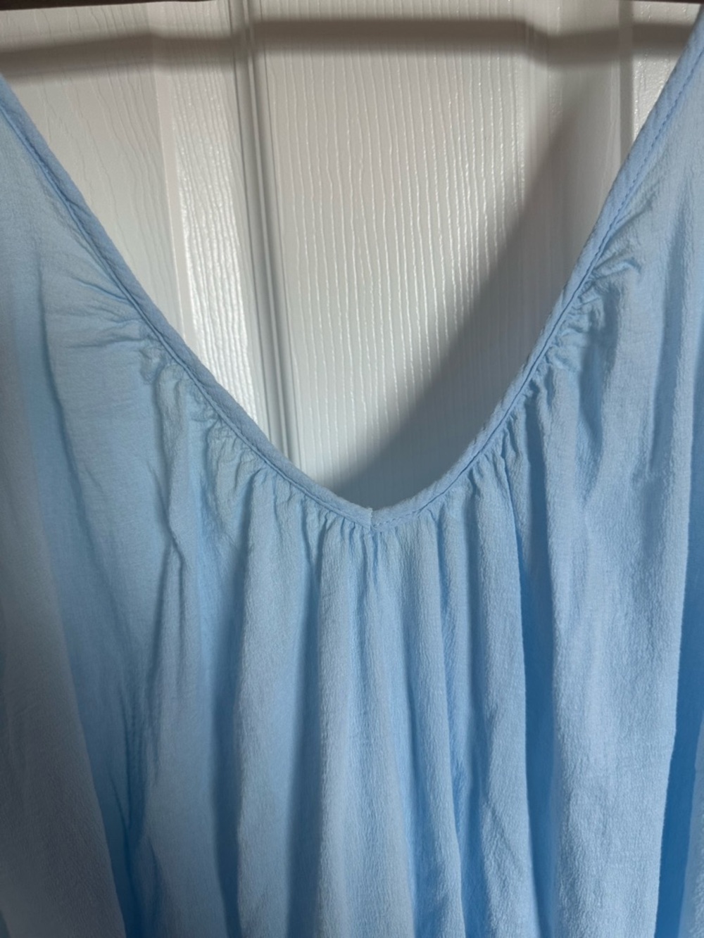 9 seed resort ST. Tropez light Blue  Swim Coverup Dress with Ruffle Hem revolve - Picture 9 of 12